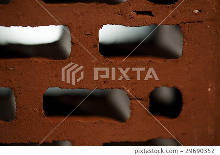 Closeup view of bricks 29690352