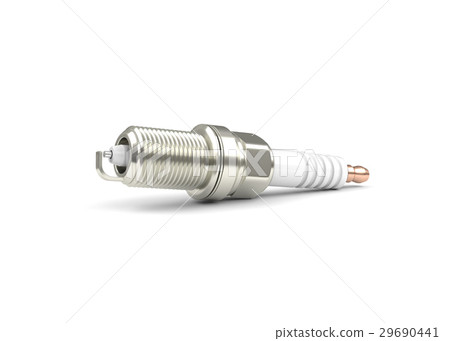 Spark plugs isolated on white background. Spark plugs isolated on white background. 29690441