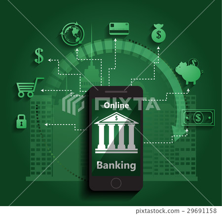 Concept for mobile banking and online payment 29691158