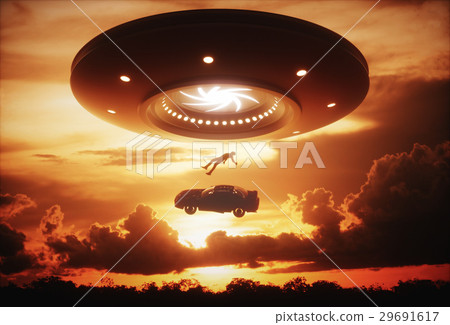 UFO Alien Abduction 29691617