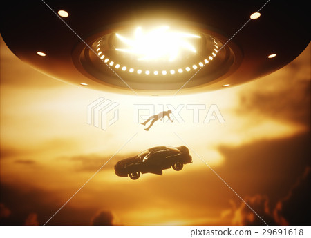UFO Alien Abduction 29691618