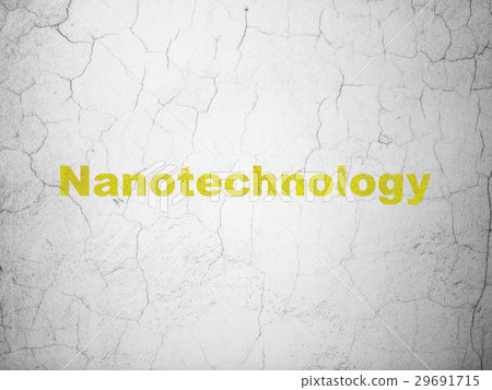 Science concept: Nanotechnology on wall background Science concept: Nanotechnology on wall background 29691715