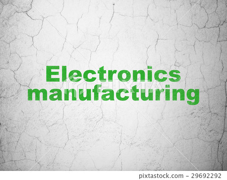Manufacuring concept: Electronics Manufacturing on Manufacuring concept: Electronics Manufacturing on 29692292