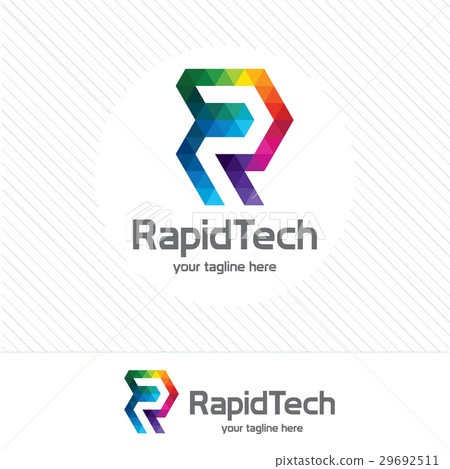 Business corporate letter R logo design vector. - Stock Illustration ...