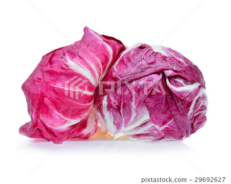 Radicchio, red salad isolated on white background Radicchio, red salad isolated on white background 29692627