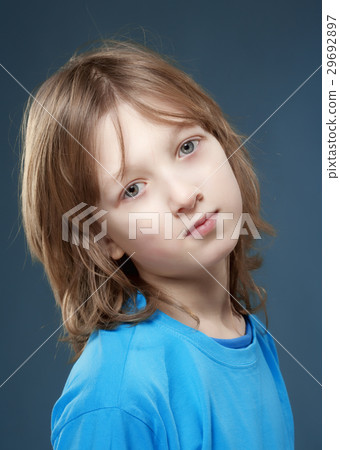 Portrait of a Boy with Blond Hair 29692897