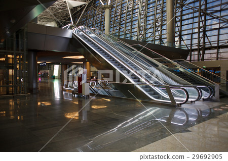 Escalators at the airport 29692905