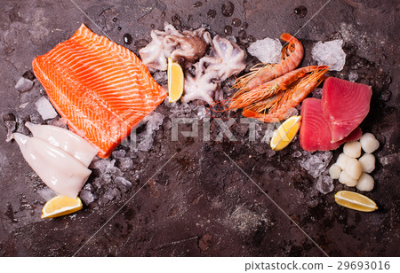 Seafood on the ice Seafood on the ice 29693016
