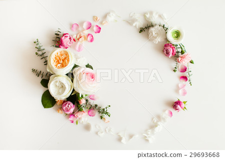 Floral wedding frame Floral wedding frame 29693668