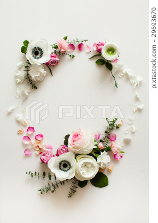 Floral wedding frame Floral wedding frame 29693670