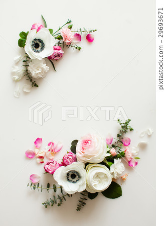 Floral wedding frame Floral wedding frame 29693671