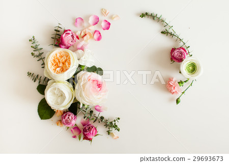 Floral wedding frame Floral wedding frame 29693673