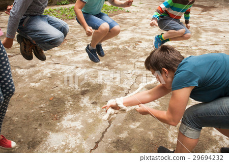 Active games at summer camp 29694232