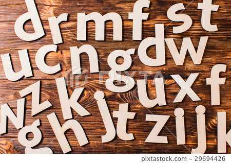 Scattered big letters Scattered big letters 29694426