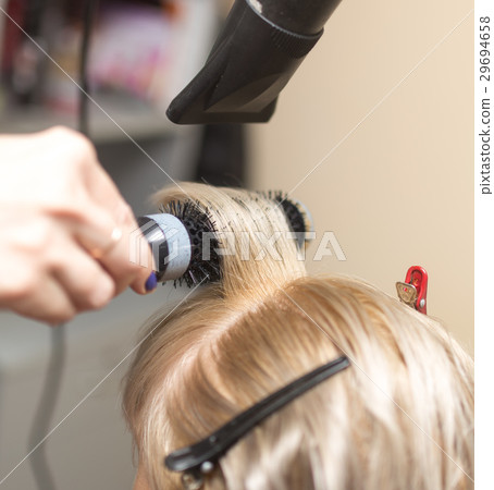 Styling female hair dryer 29694658