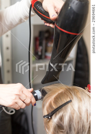 Styling female hair dryer 29694661