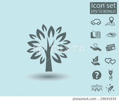 Pictograph of tree - Stock Illustration [29695839] - PIXTA