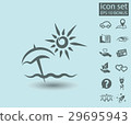 Pictograph of summer vacation 29695943