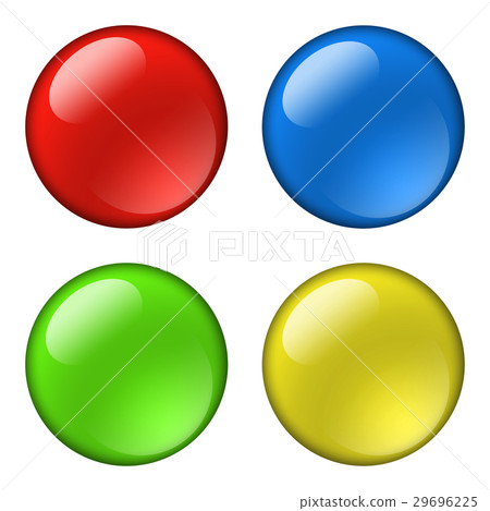 Glossy round buttons for icons Glossy round buttons for icons 29696225