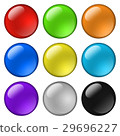Glossy round buttons for icons 29696227