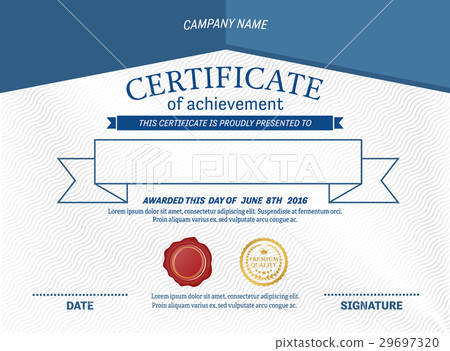modern certificate template vector illustration modern certificate template vector illustration 29697320