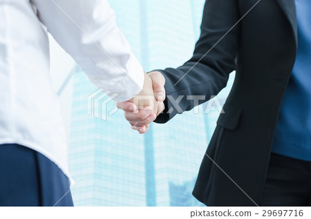 Business people shaking hands. Business people shaking hands. 29697716