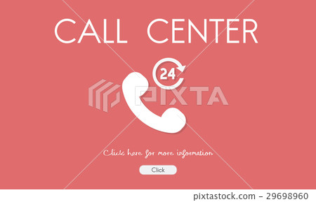 Call Center Service Information Concept 29698960