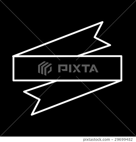Ribbon sign icon graphic illustration Ribbon sign icon graphic illustration 29699482