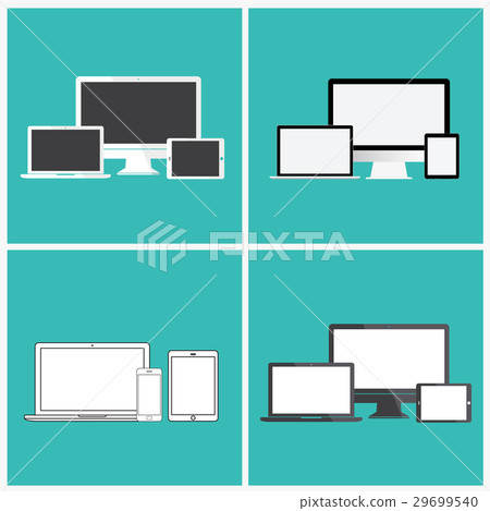 Technology Digital Device Icon Vector Concept Technology Digital Device Icon Vector Concept 29699540