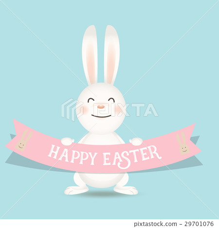 Happy easter background design. Happy easter cards with Easter bunnies. Vector illustration Happy easter background design. Happy easter cards with Easter bunnies. Vector illustration 29701076