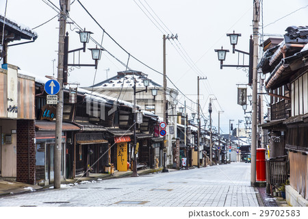 Wood carving village Yachi-machi street 29702583