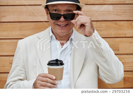 Happy senior man Happy senior man 29703258