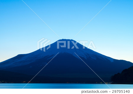 Mount Fuji at sunset Yamanakako Mount Fuji at sunset Yamanakako 29705140