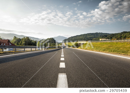 road between Krakow and Zakopane, Poland 29705439