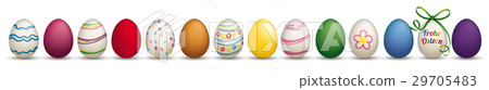 14 Happy Easter Eggs Ribbon Header Ribbon Ostern 29705483