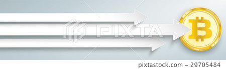 3 Arrows Golden Bitcoin Header 29705484