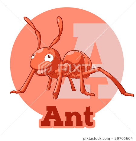 图库插图 abc cartoon ant