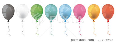 Colored Balloons Header Colored Balloons Header 29705698