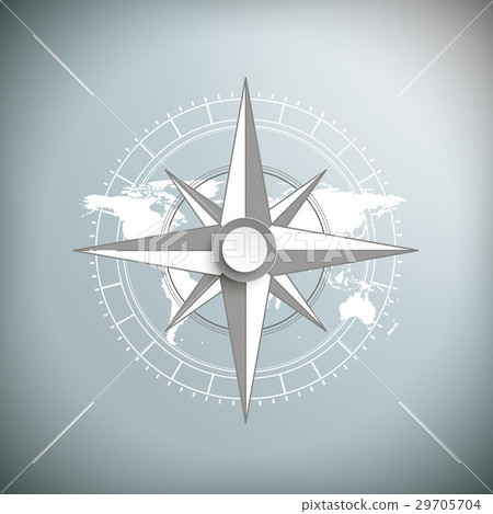 Compass Gray Background Compass Gray Background 29705704
