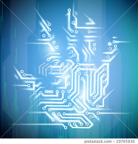 electrical circuit. Stock illustration. 29705830