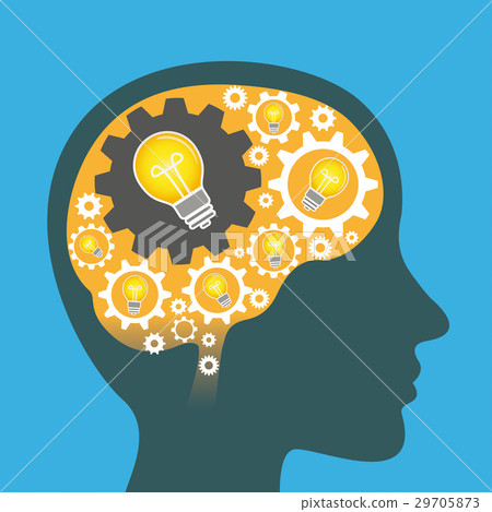 Gear Wheels Human Head Bulb Ideas 29705873