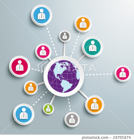Business Global Social Network Business Global Social Network 29705874