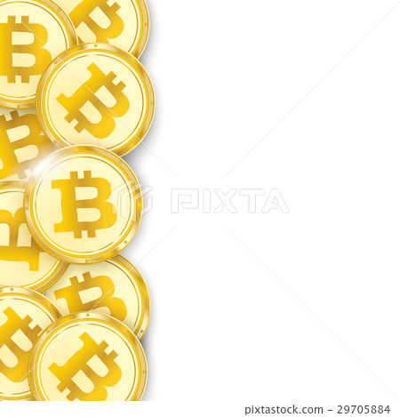 Golden Bitcoins White Cover 29705884