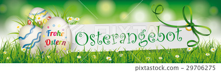 Osterangebot Easter Egg Green Ribbon Ostern Header Osterangebot Easter Egg Green Ribbon Ostern Header 29706275