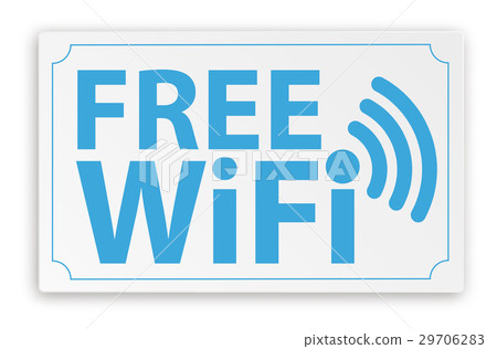 Paper Sign Free WiFi Paper Sign Free WiFi 29706283