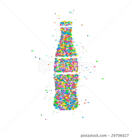 bottle Abstract soda bottle Abstract soda 29706827