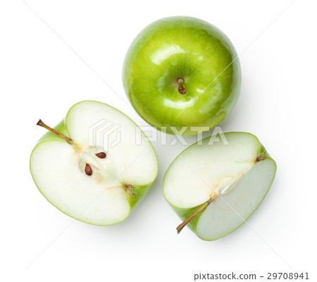Granny Smith Apples on White 29708941