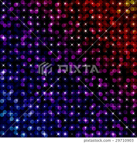 Vector glowing disco background. Mosaic with 29710903