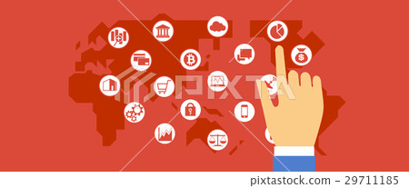 fintech_ Illustration 29711185