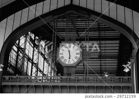 Clock of Hamburg main railway station Clock of Hamburg main railway station 29712159